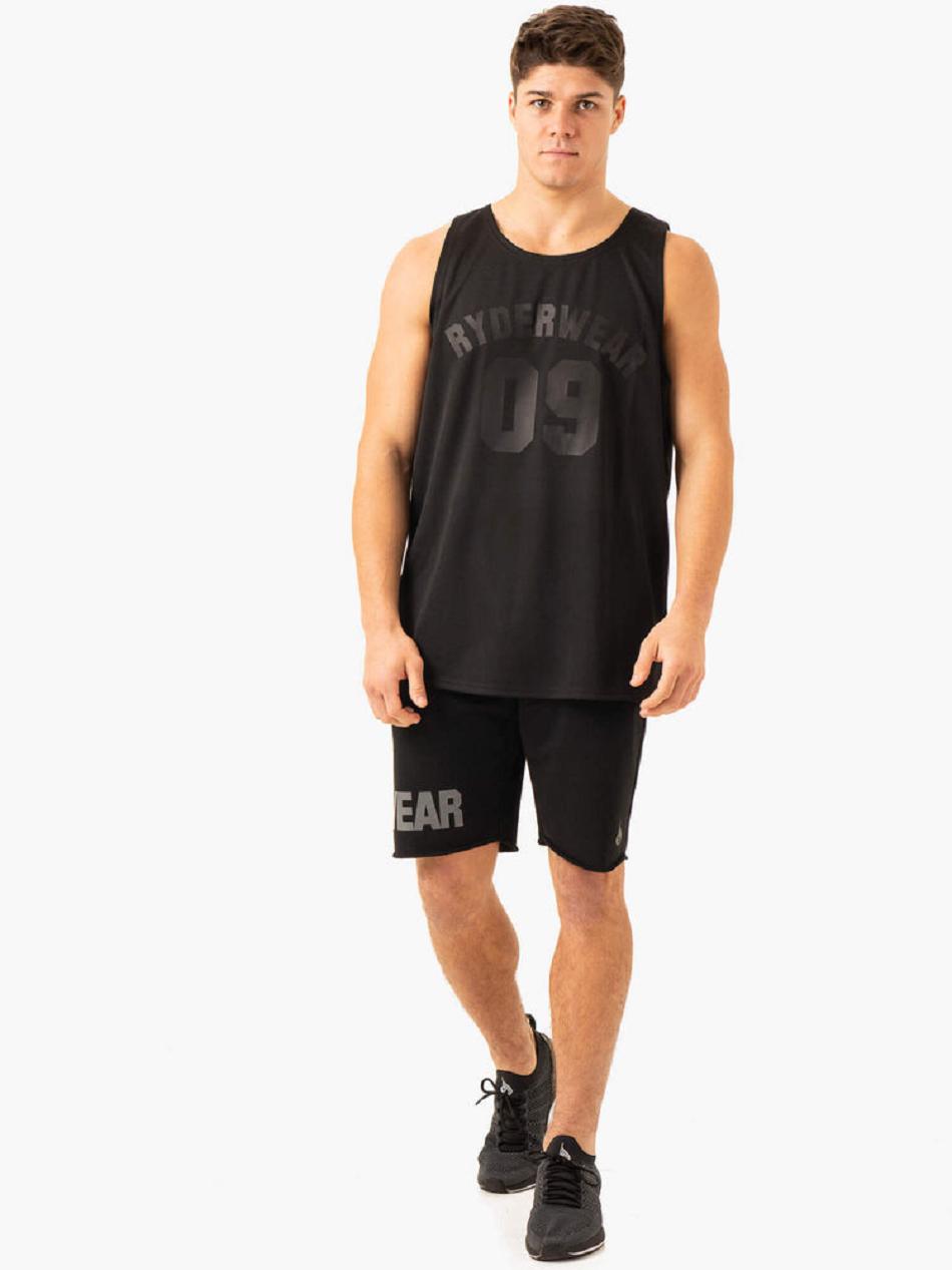 Black Men's Ryderwear Heritage Jersey Tanks | XG8394100