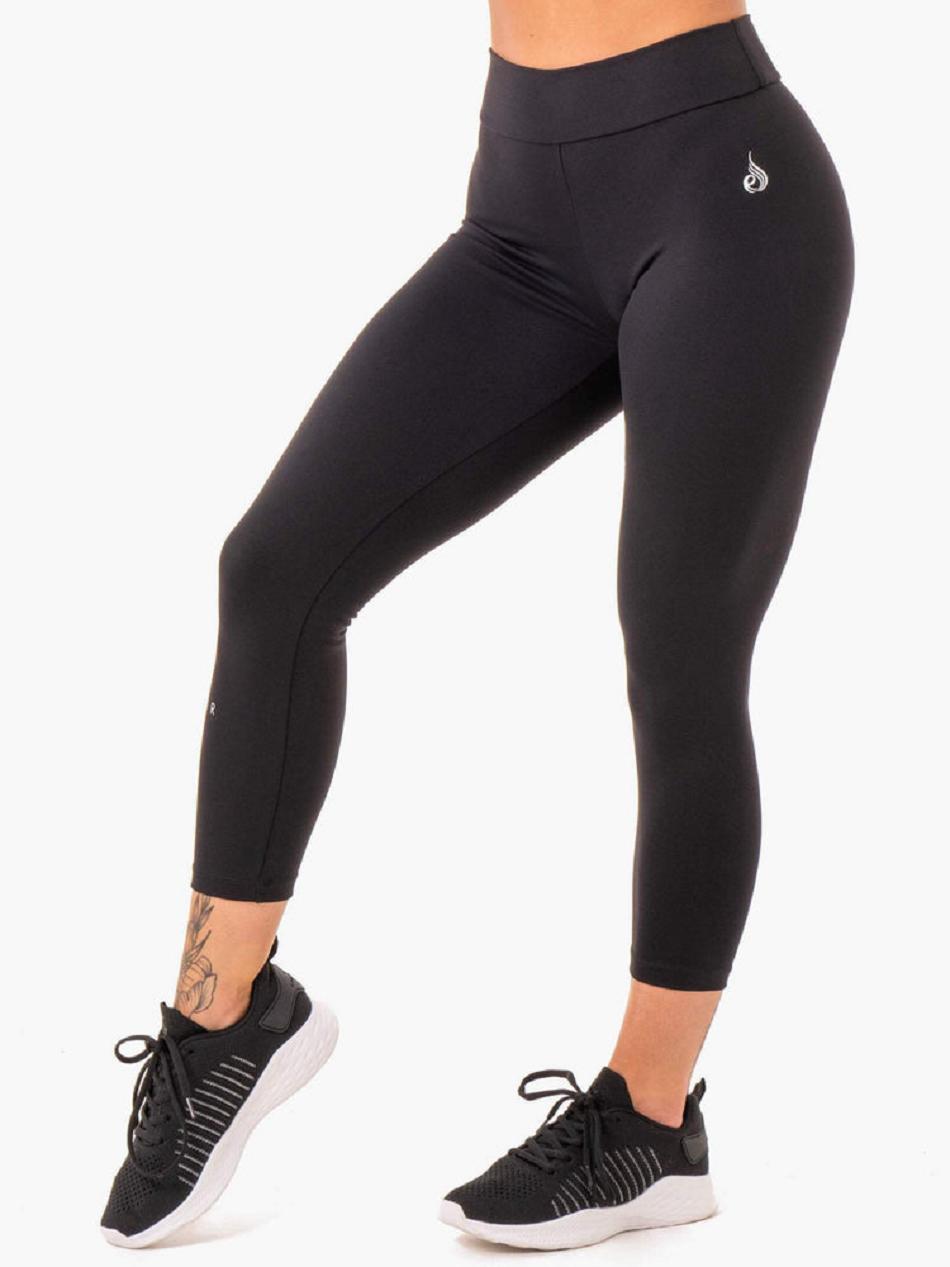 Black Women\'s Ryderwear Core 7/8 Leggings | 5G3993701