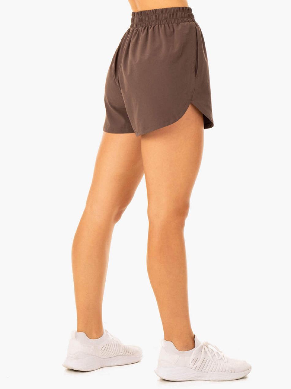 Chocolate Women's Ryderwear Element Training Shorts | 50RW92705