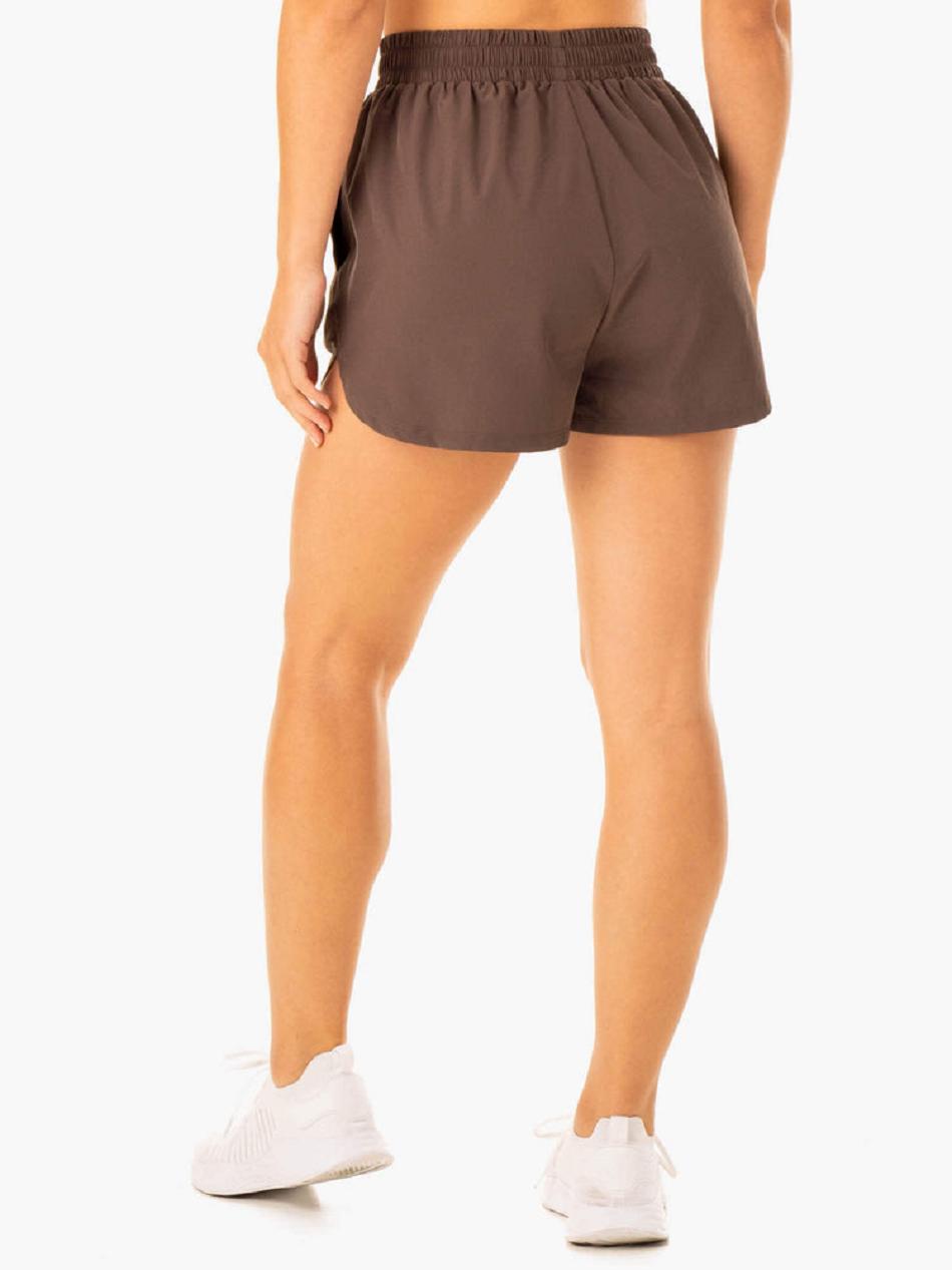 Chocolate Women's Ryderwear Element Training Shorts | 50RW92705