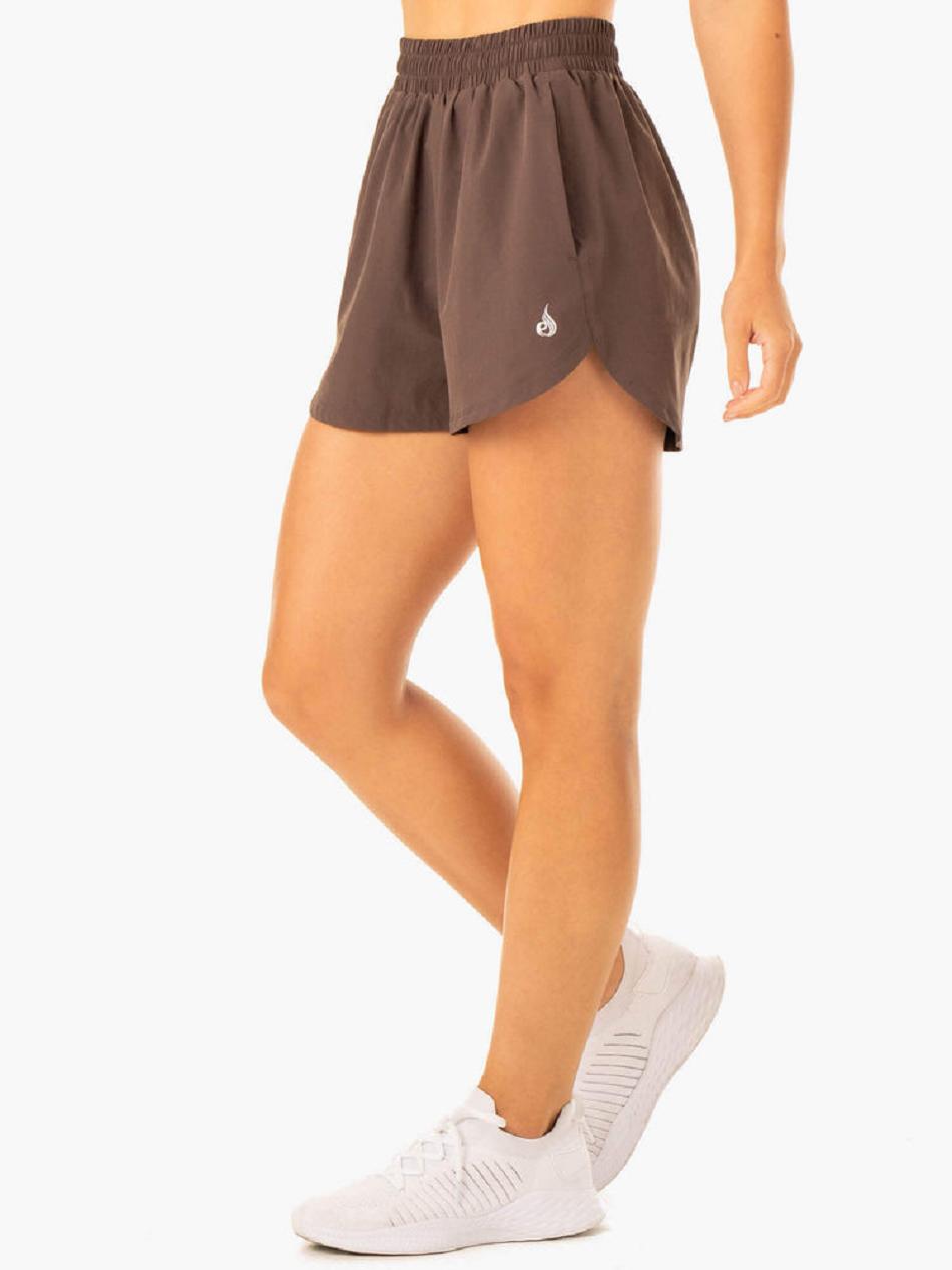 Chocolate Women's Ryderwear Element Training Shorts | 50RW92705
