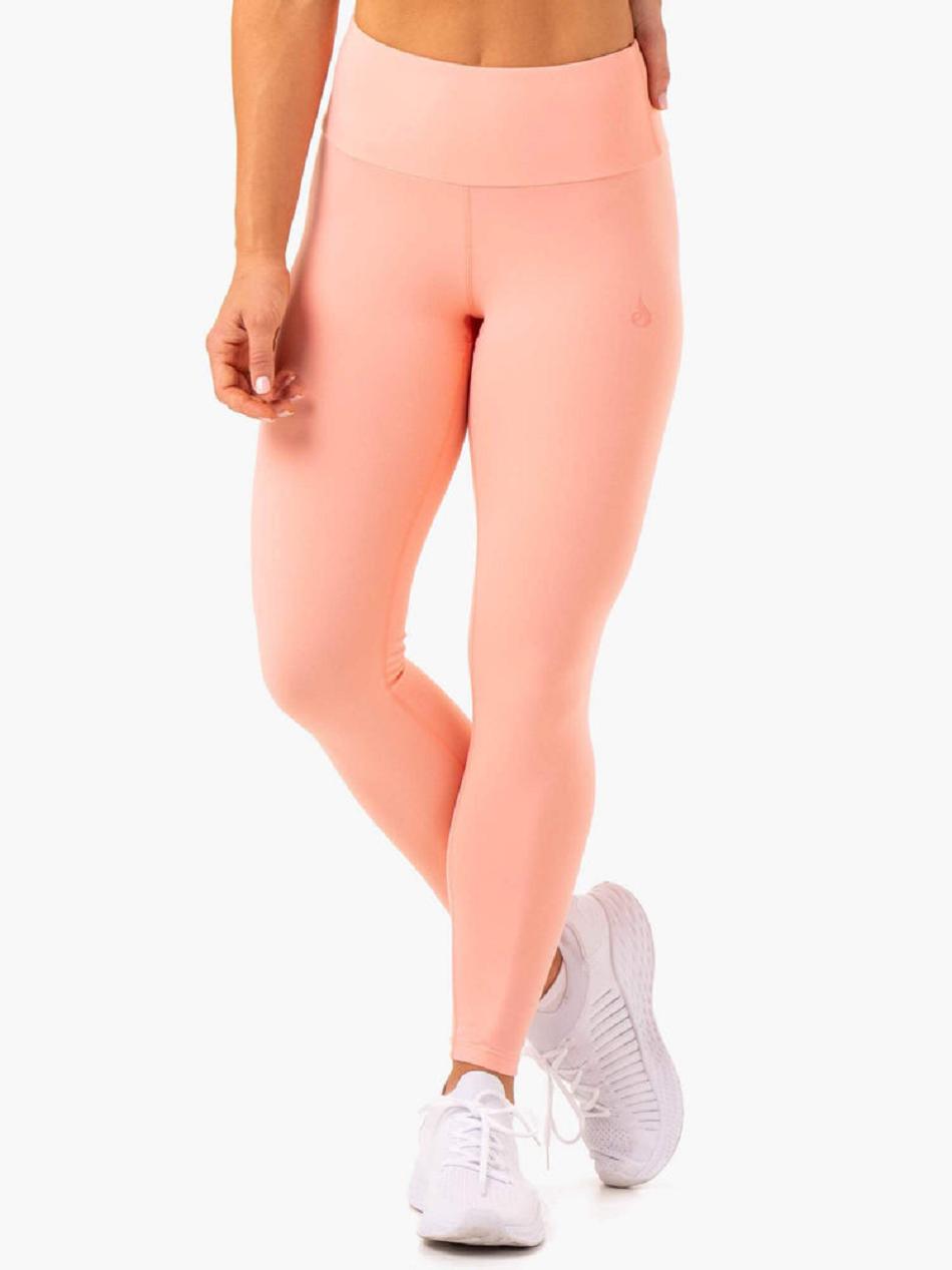 Coral Women's Ryderwear Adapt High Waisted Leggings Scrunch Bum | HR4218058