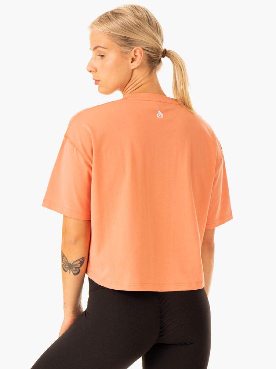 Coral Women's Ryderwear Edit T-shirt | RFD82906