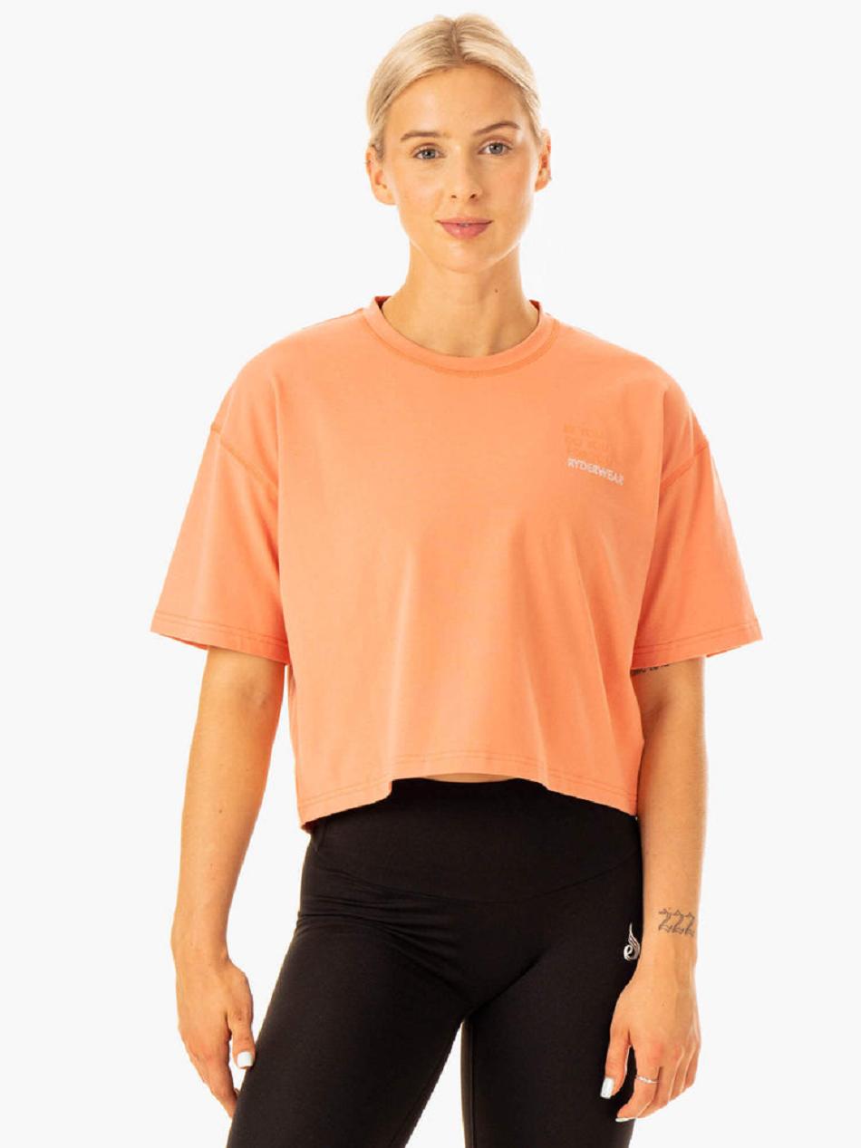 Coral Women\'s Ryderwear Edit T-shirt | RFD82906