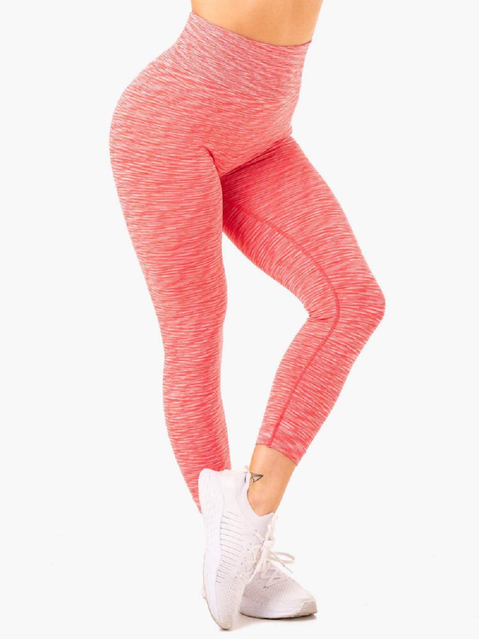 Coral Women's Ryderwear Evolve High Waisted Leggings Seamless | BG4467347