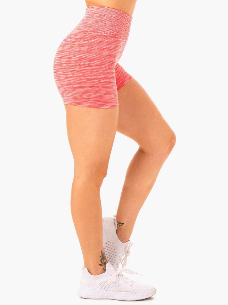 Coral Women's Ryderwear Evolve Seamless High Waisted Shorts | DF5057809