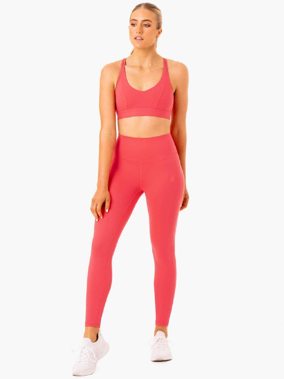 Coral Women's Ryderwear NKD Align Leggings | 42SB64021