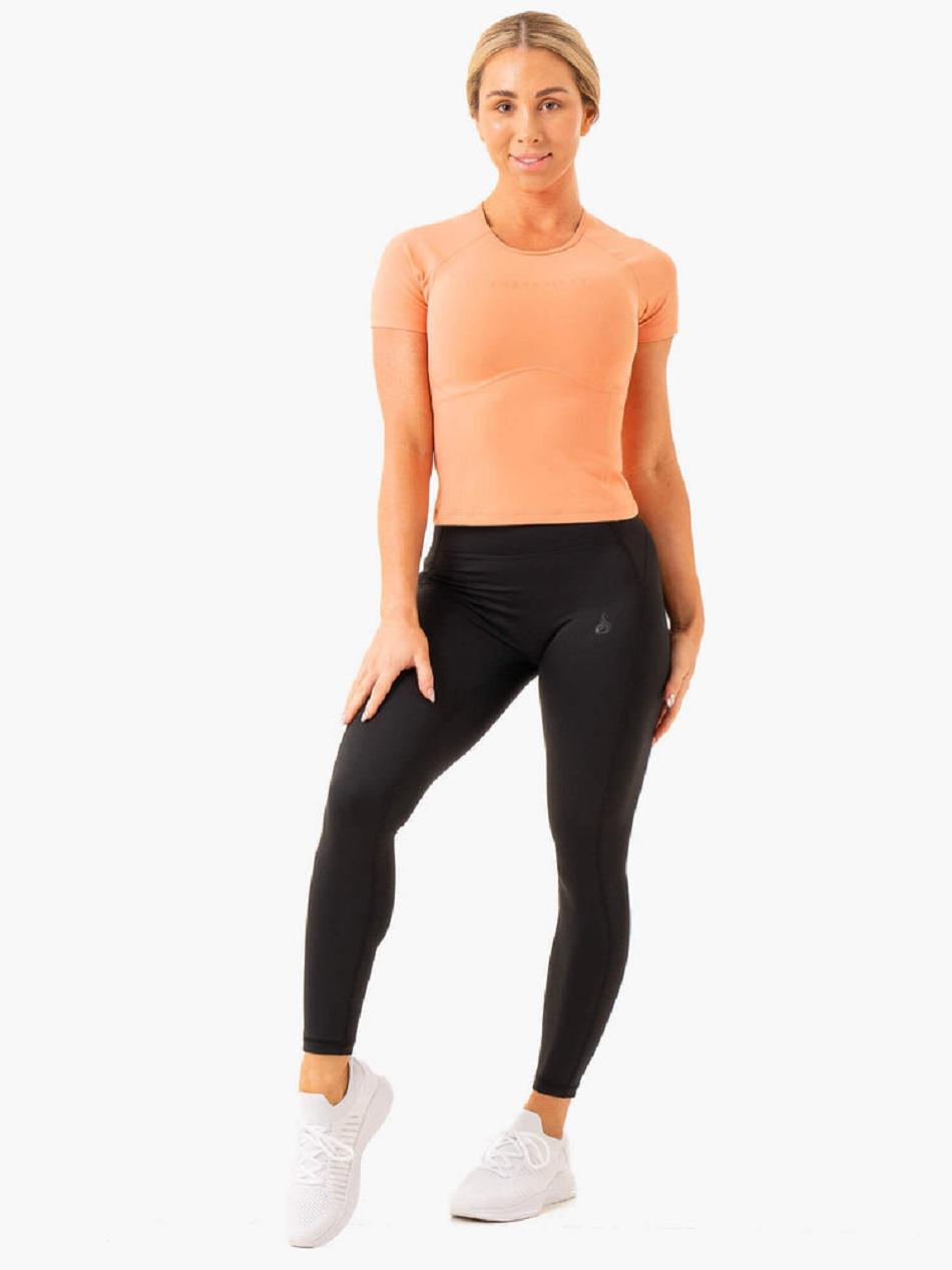 Coral Women's Ryderwear NKD Frame Fitted T-shirt | 70RW88535