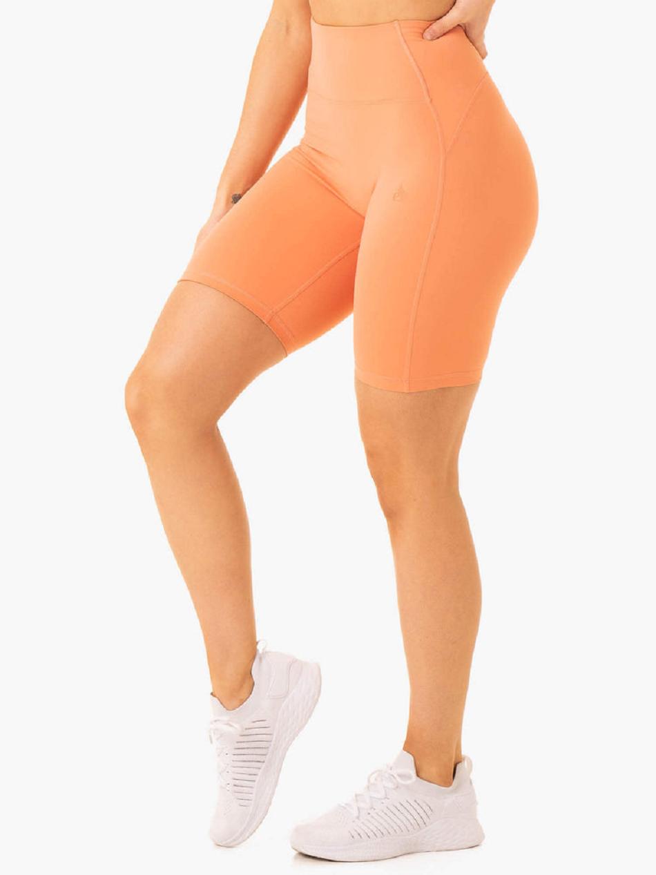 Coral Women's Ryderwear NKD Frame High Waisted Bike Shorts | G2T99526