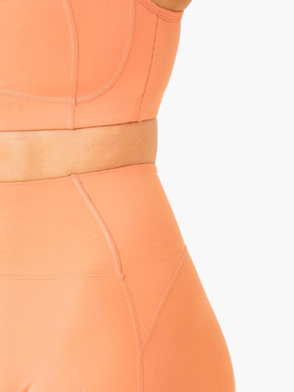 Coral Women's Ryderwear NKD Frame High Waisted Bike Shorts | G2T99526