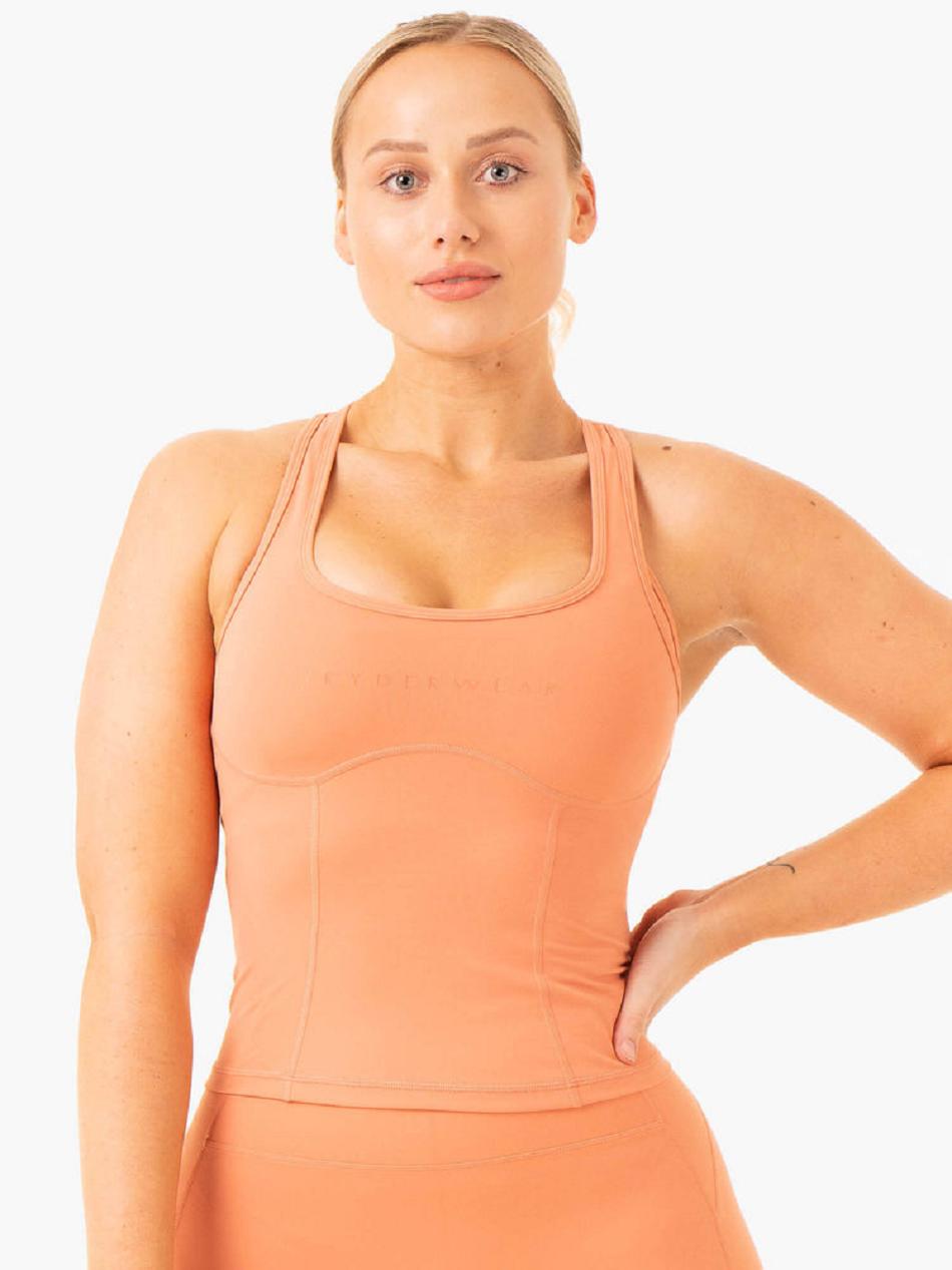 Coral Women\'s Ryderwear NKD Frame Tank Top | 116Y81549