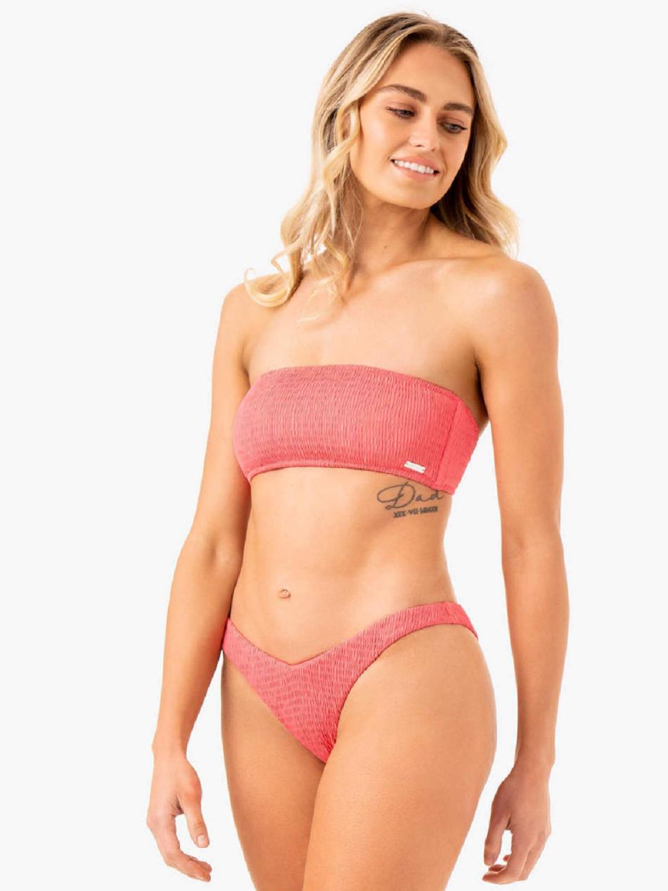 Coral Women's Ryderwear Paradise V Bikini Bottom Swimwear | 148G10602