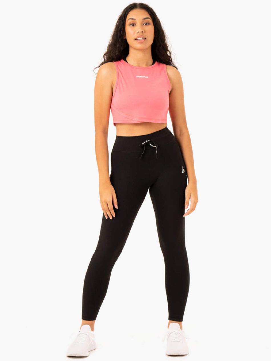 Coral Women's Ryderwear Replay Cross Over Tanks | GB6449252