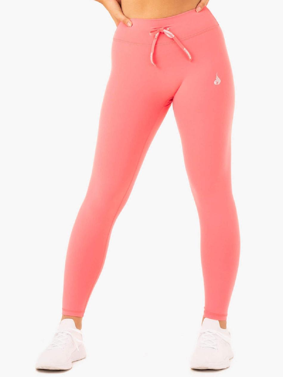 Coral Women's Ryderwear Replay High Waisted Leggings | 38FE12330