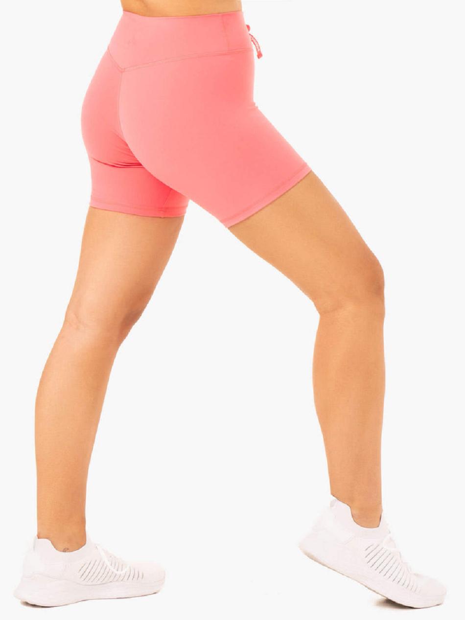 Coral Women's Ryderwear Replay High Waisted Shorts | SF4968219