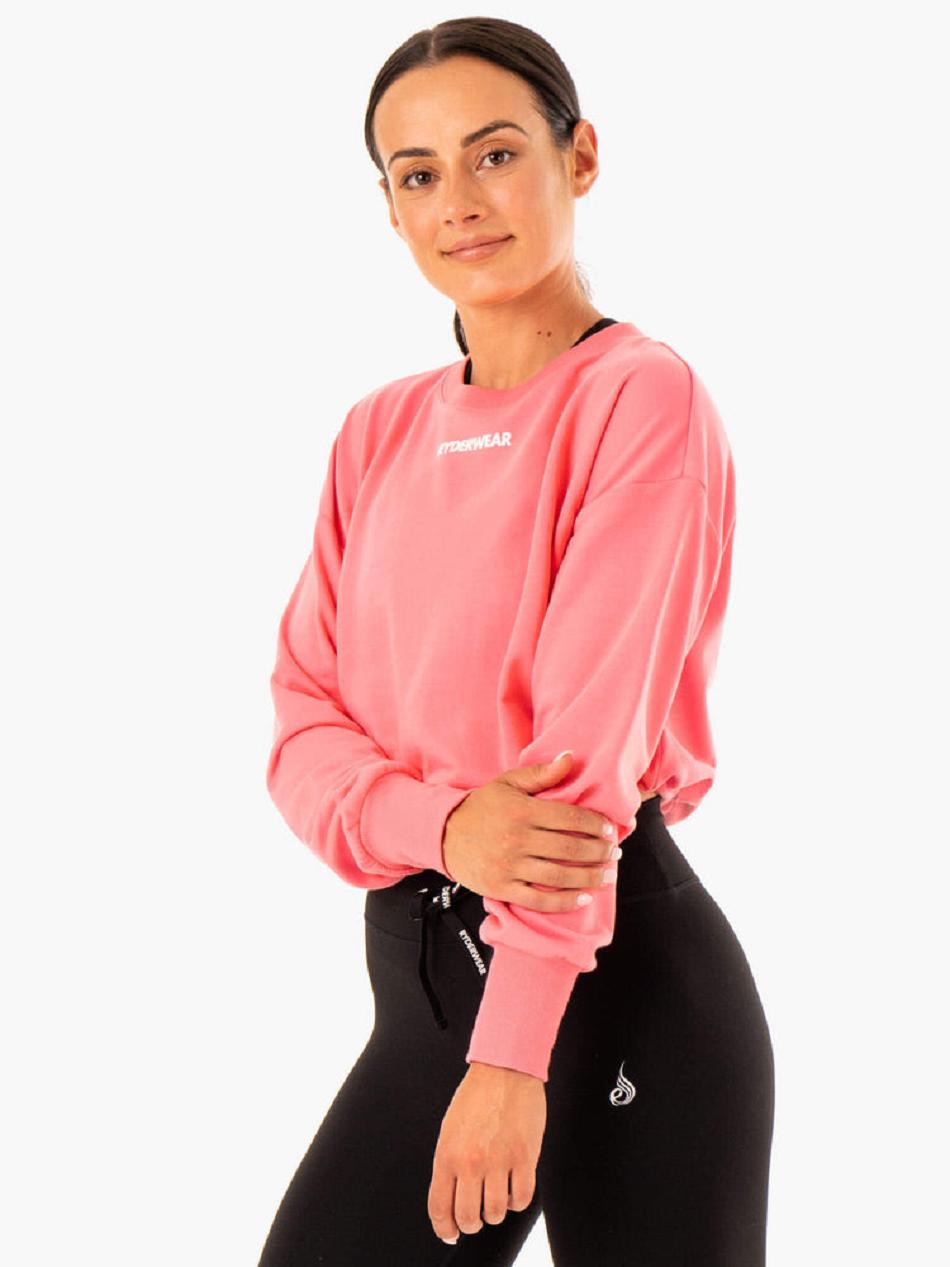 Coral Women's Ryderwear Replay Sweaters | 134J53361