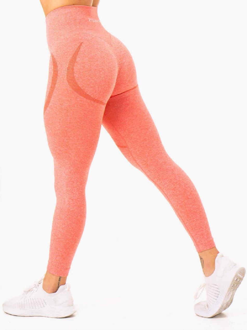 Coral Women's Ryderwear Sculpt Leggings Seamless | V8F31291