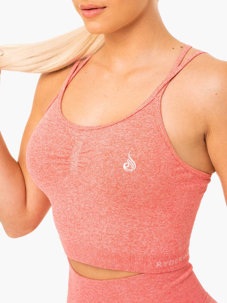 Coral Women's Ryderwear Sculpt Seamless Tank Top | 60RT34781