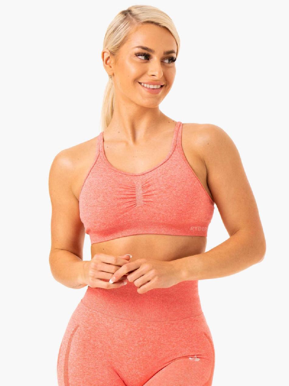Coral Women\'s Ryderwear Sculpt Sports Bra Seamless | 141F88700