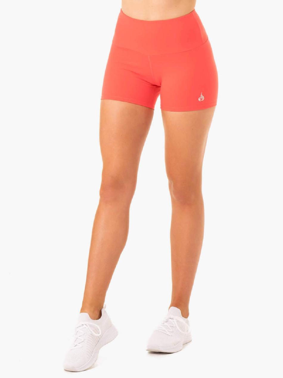 Coral Women's Ryderwear Staples Booty Shorts Scrunch Bum | G2T10981