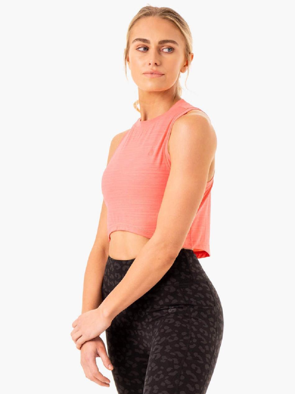 Coral Women's Ryderwear Ultra Scoop Tanks | FR6599462