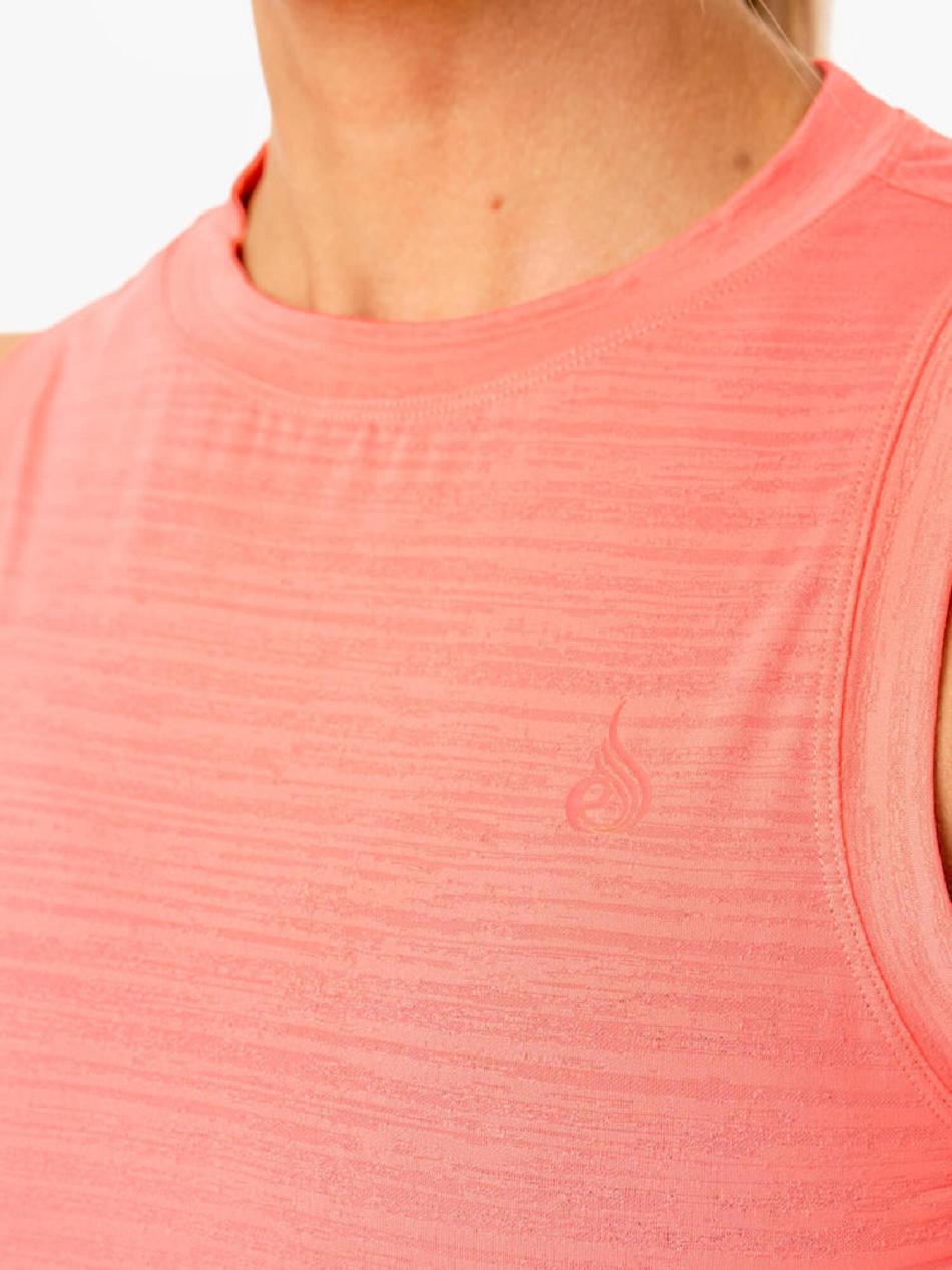 Coral Women's Ryderwear Ultra Scoop Tanks | FR6599462