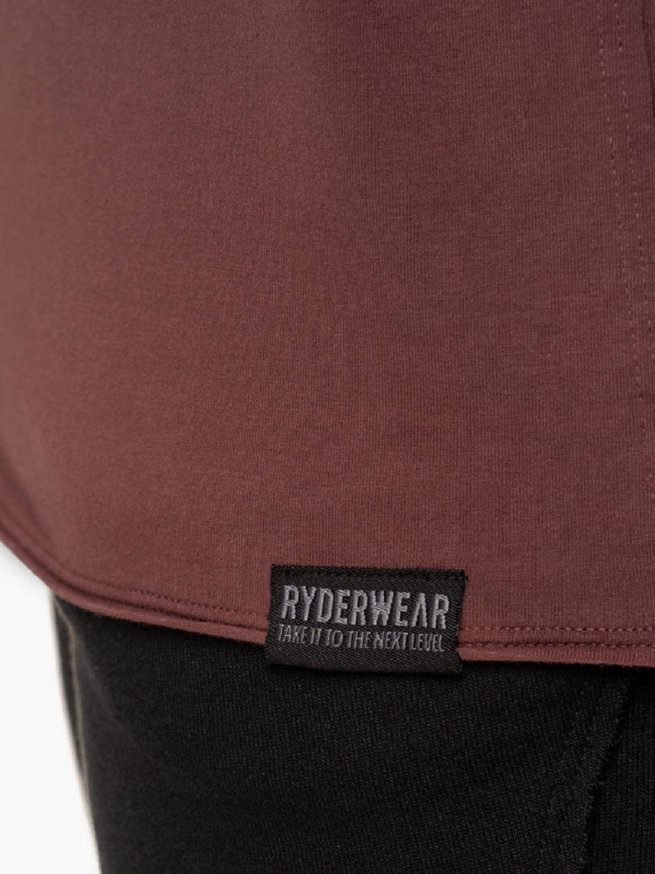 Dark Red Men's Ryderwear Force T-Back Stringers | 82RW52238
