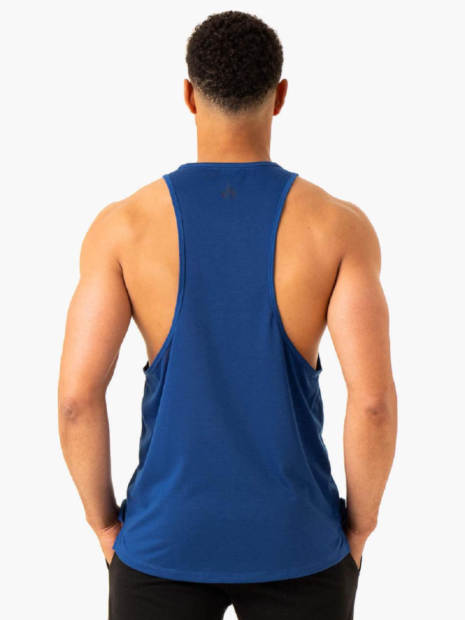 Deep Blue Men's Ryderwear Heritage Baller Tanks | 81RC56428
