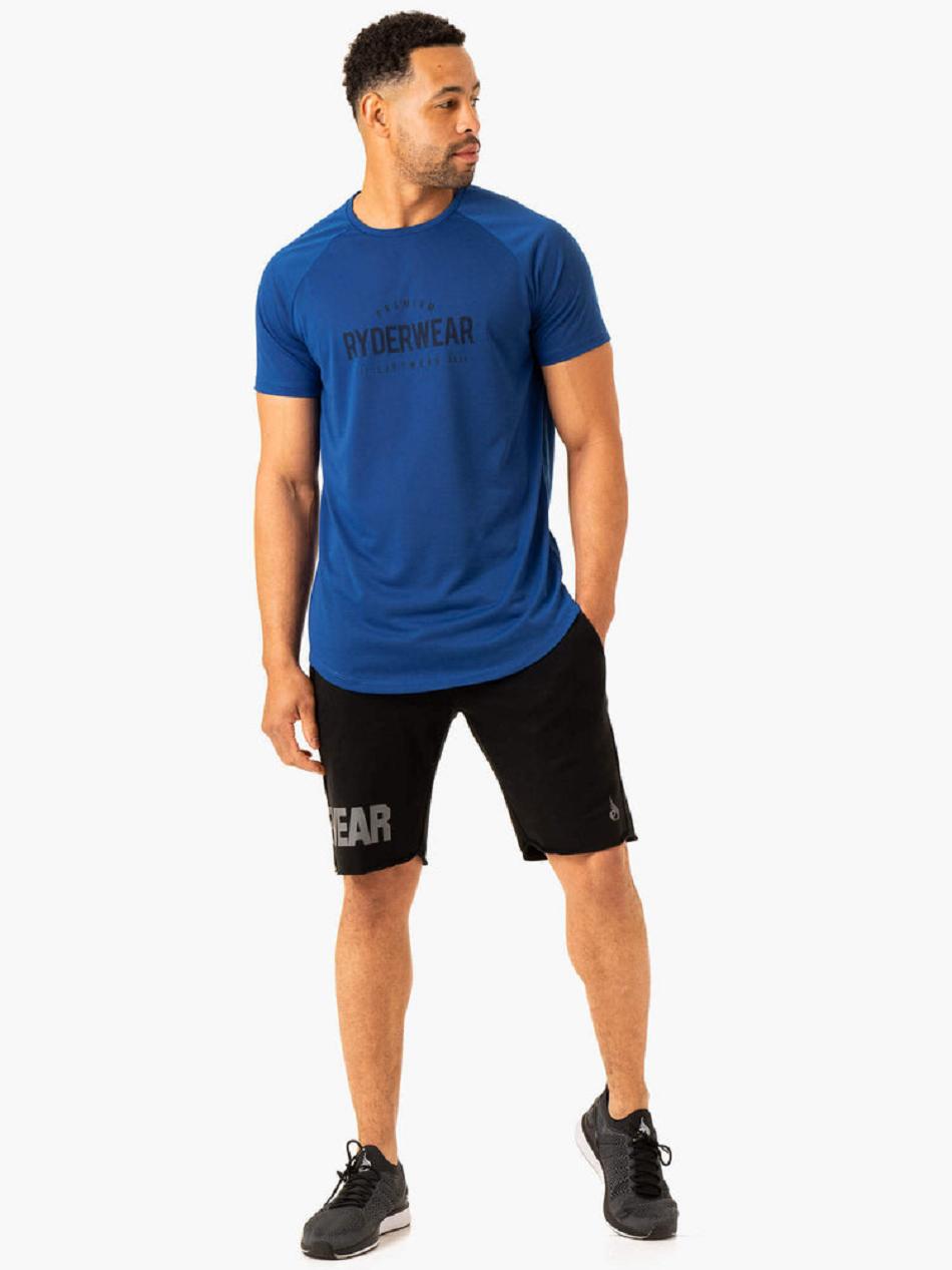 Deep Blue Men's Ryderwear Heritage T-Shirt Top | SF8832724