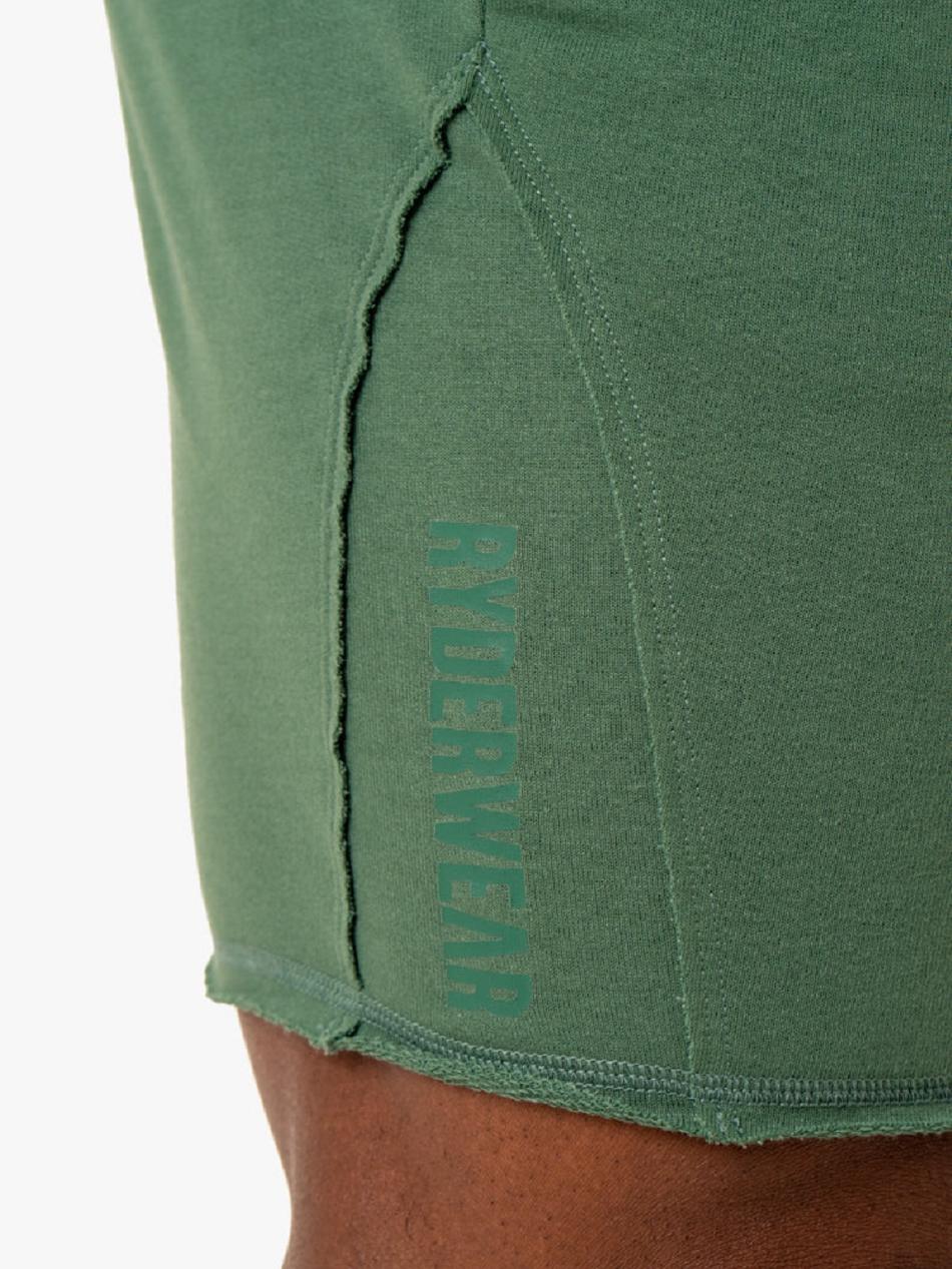 Green Men's Ryderwear Force Track Short Active Lounge | 95EW63120
