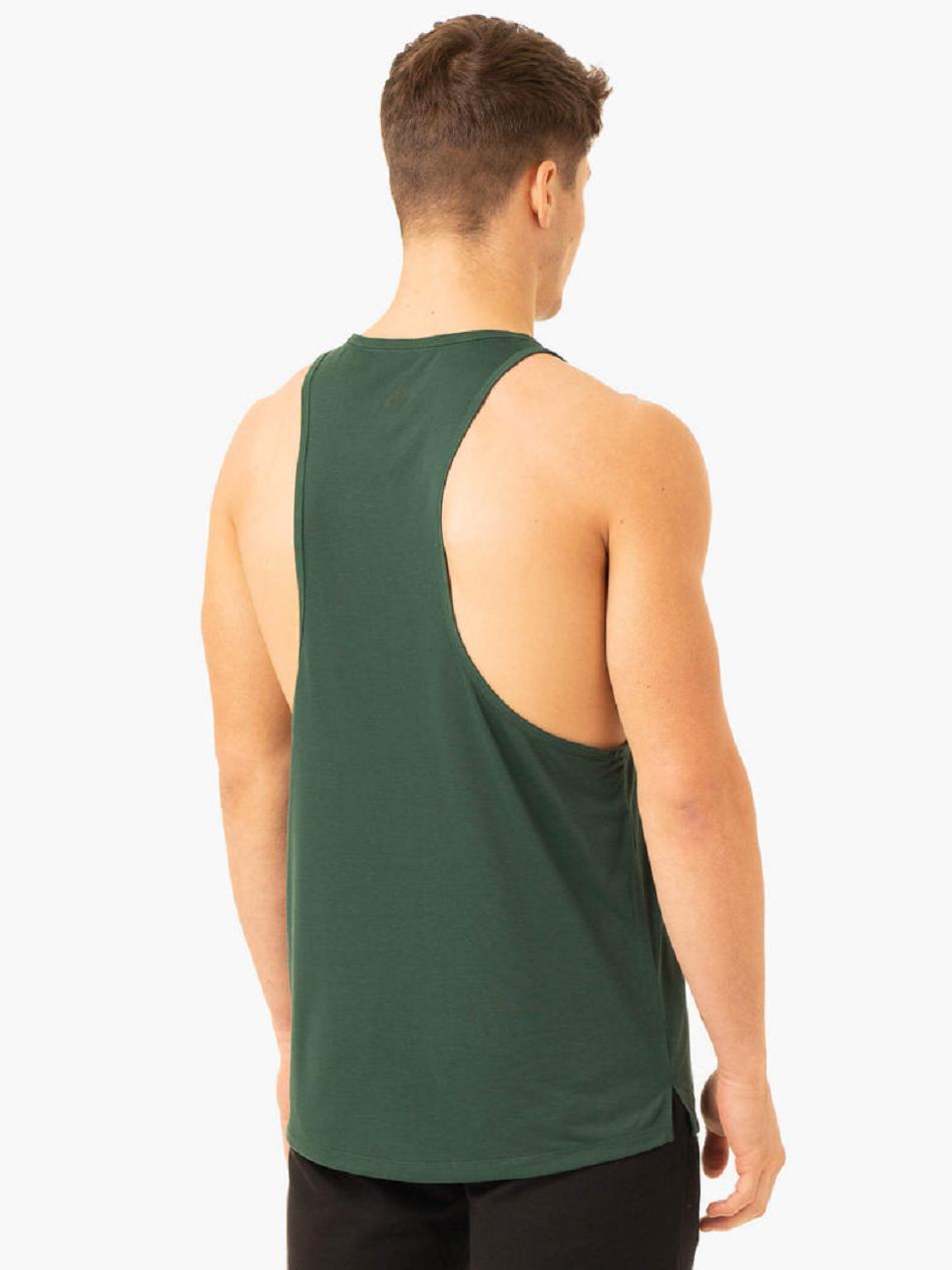 Green Men's Ryderwear Heritage Baller Tanks | 86GA52021