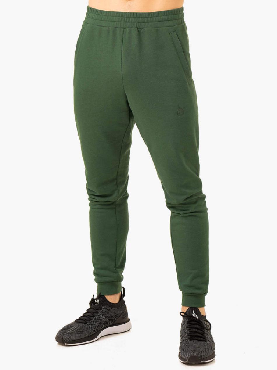 Green Men's Ryderwear Heritage Fleece Track Pants Active Lounge | A2X83819