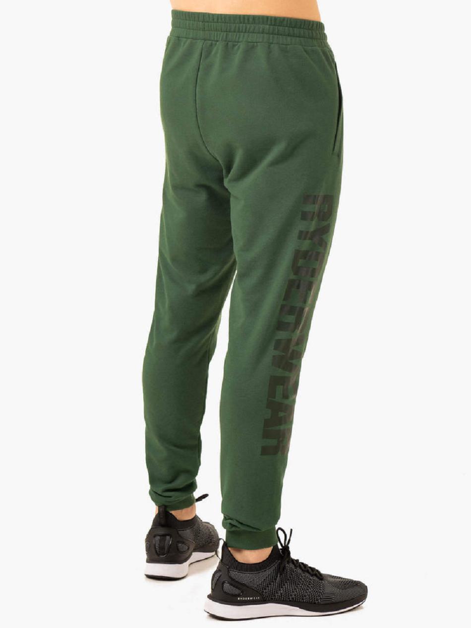 Green Men's Ryderwear Heritage Fleece Track Pants Active Lounge | A2X83819