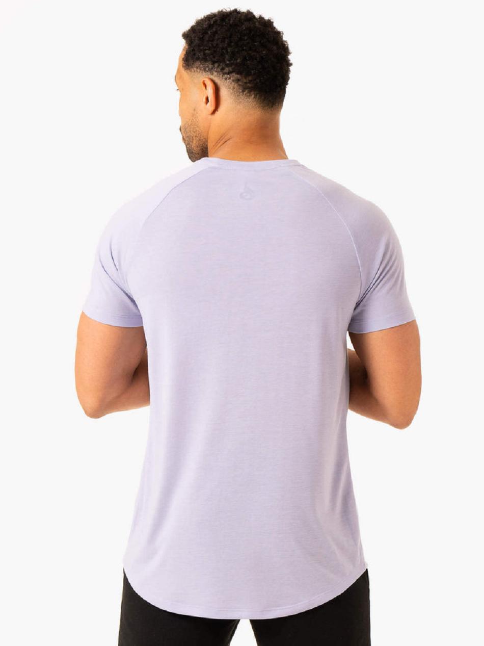 Lavender Men's Ryderwear Heritage T-shirt | V8F56522