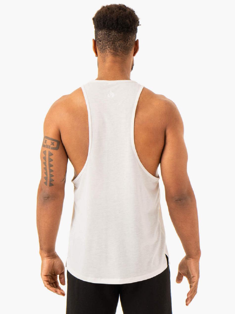 White Men's Ryderwear Heritage Baller Tanks | 81RT94313
