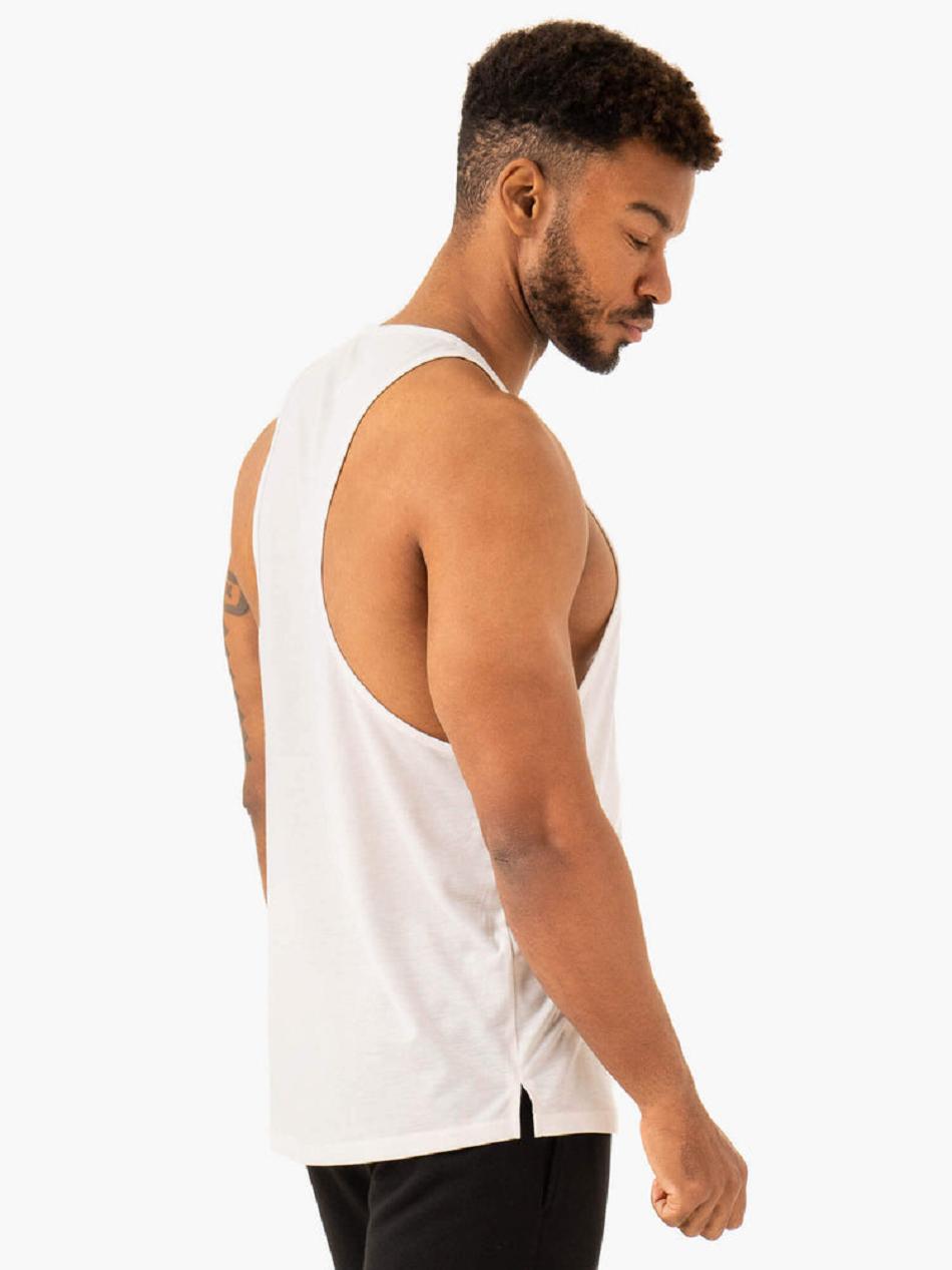 White Men's Ryderwear Heritage Baller Tanks | 81RT94313