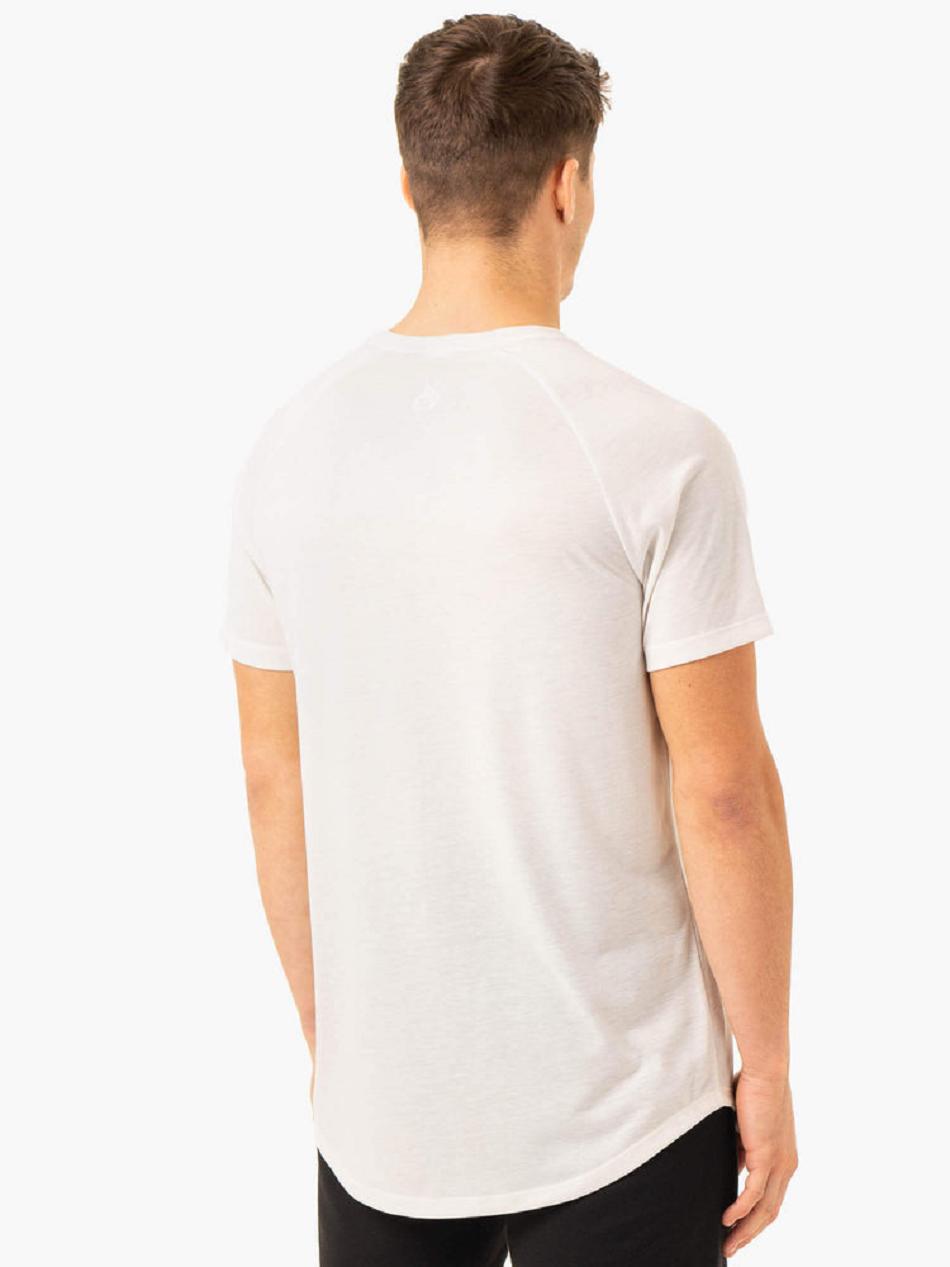 White Men's Ryderwear Heritage T-Shirt Top | 89RW93714