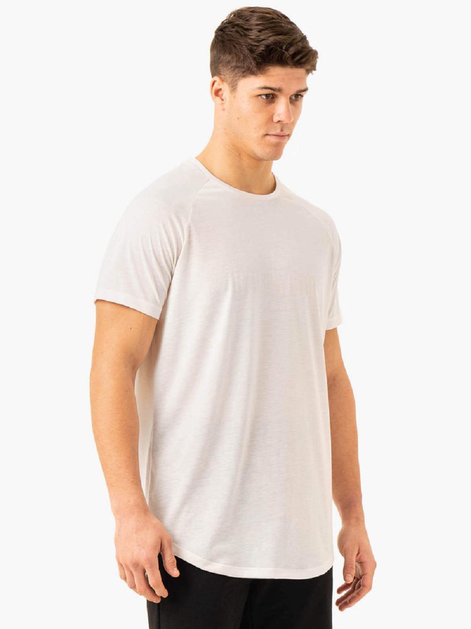 White Men's Ryderwear Heritage T-Shirt Top | 89RW93714