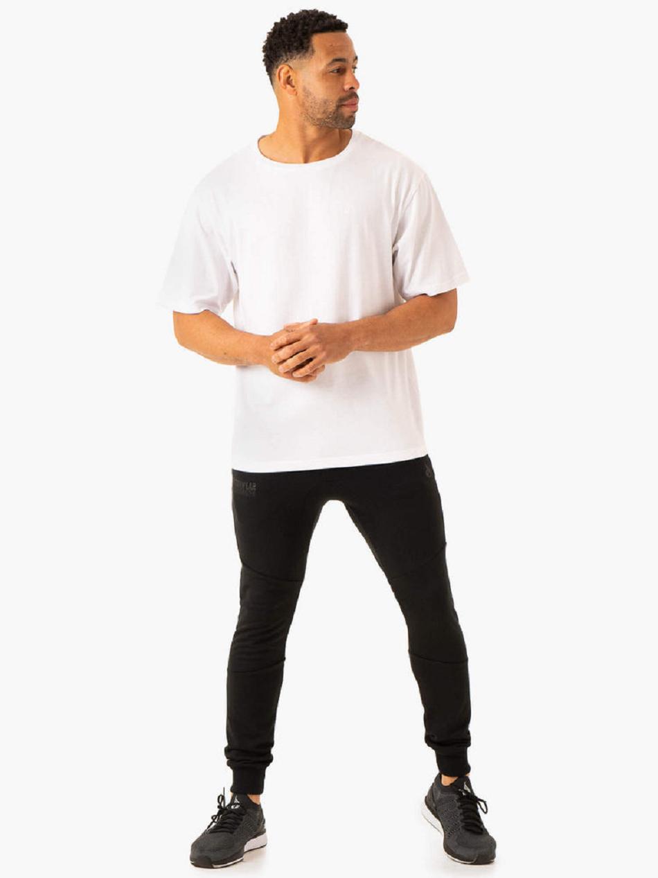 White Men's Ryderwear Lift Oversized T-shirt | SF8359040