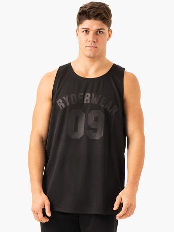 Black Men's Ryderwear Heritage Jersey Tanks | XG8394100