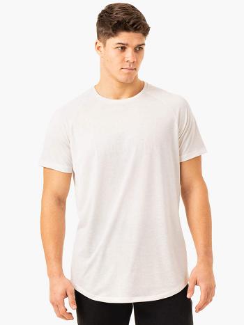White Men's Ryderwear Heritage T-shirt | 134T14509